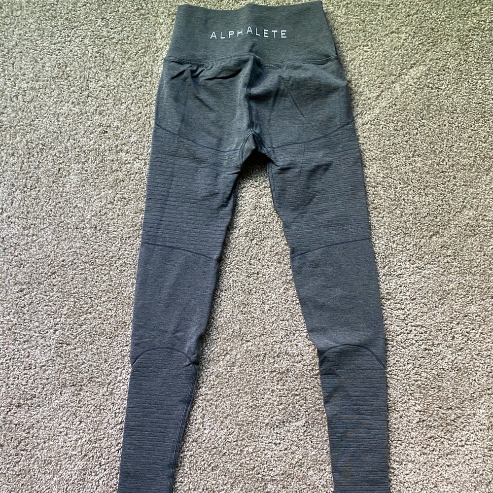 Charcoal alphalete leggings